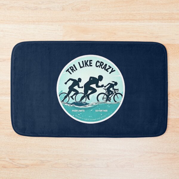 Item preview, “Tri Like Crazy” – High-Energy Triathlon Motivation Sticker designed and sold by Triathlongram.