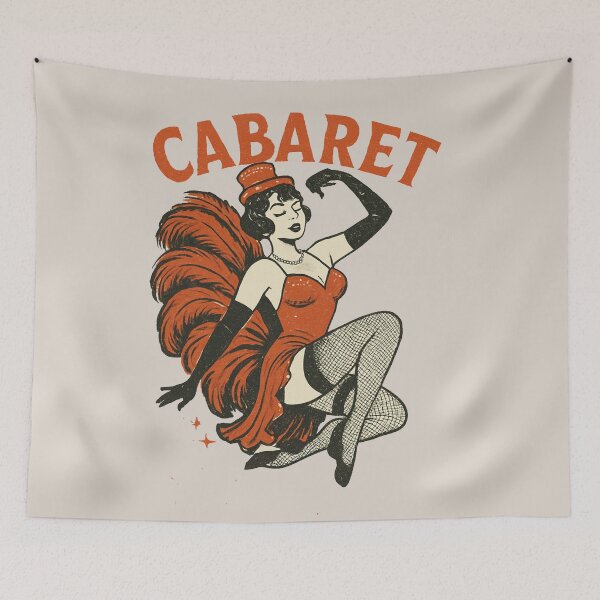 Item preview, VINTAGE RETRO CABARET DANCER designed and sold by La Loca.