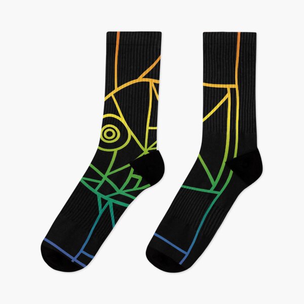 Item preview, Fish in rainbow Lines designed and sold by viralius.