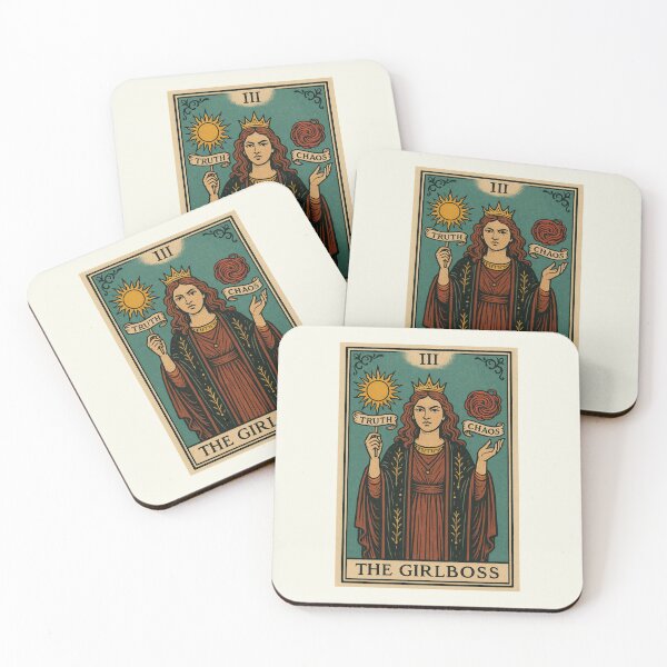 Item preview, The Girlboss Tarot Card Truth Chaos Vintage designed and sold by SunfullyYours.