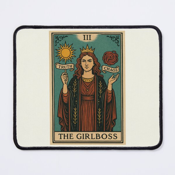 Item preview, The Girlboss Tarot Card Truth Chaos Vintage designed and sold by SunfullyYours.