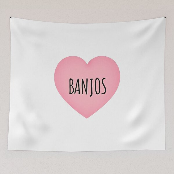 Item preview, I Heart Banjos  designed and sold by CharmStudio.