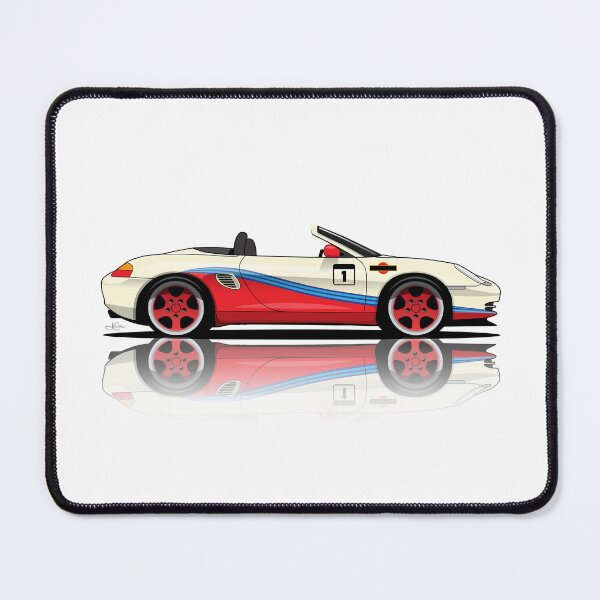 Item preview, Copy of Porsche 986 Boxster classic illustration red reflection designed and sold by blackdogshop.