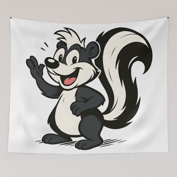 Item preview, Skunky: Pleased to stink you – the fluff on a mission! designed and sold by SkunkDesigns.