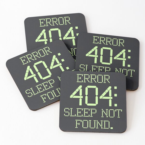 Item preview, Error 404: Sleep Not Found designed and sold by Arthoughts.
