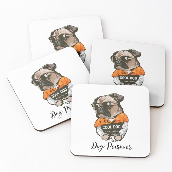 Item preview, Funny Dog Prisoner – Cool Mugshot Pup designed and sold by GokuCreative .
