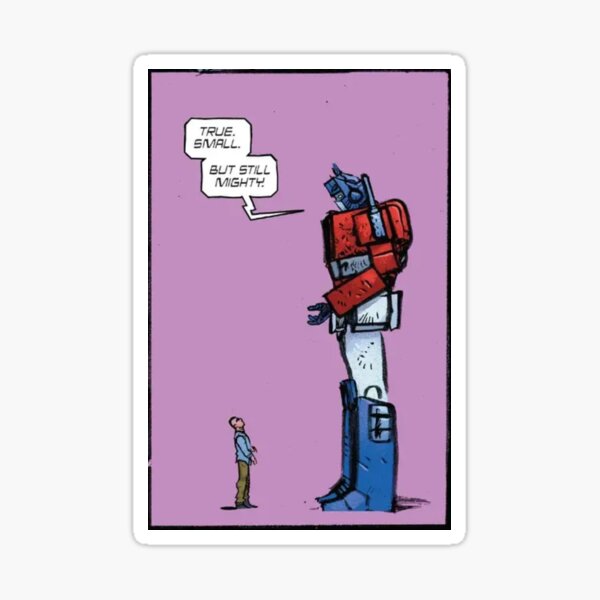 Item preview, Optimus Prime quote designed and sold by Starimus.