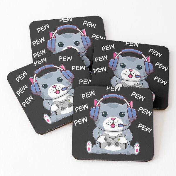 Item preview, Gamer Cat – Cute Cat Playing Video Games with Headset designed and sold by GokuCreative .