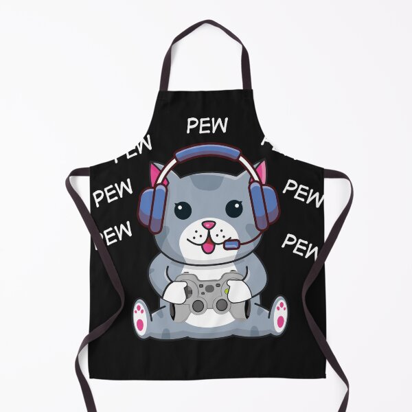 Item preview, Gamer Cat – Cute Cat Playing Video Games with Headset designed and sold by Nexavri Art.