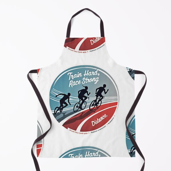 Item preview, Train Hard, Race Strong – Triathlon Motivation Sticker designed and sold by Triathlongram.