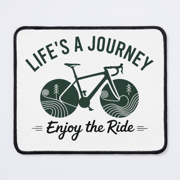 Item preview, Life Is A Journey Enjoy the Ride Bicycle Bike designed and sold by NightWisdom.