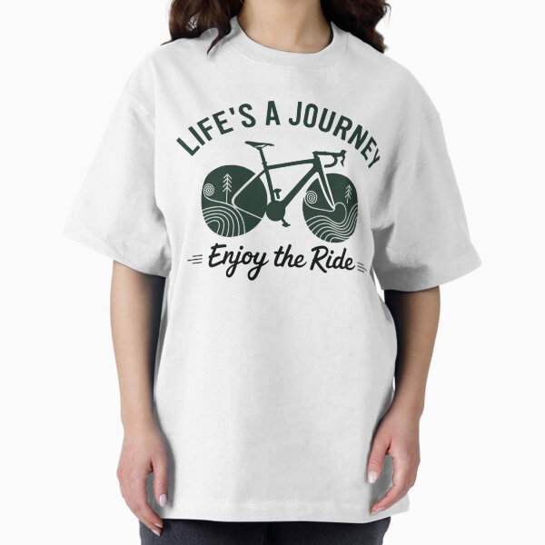 Item preview, Life Is A Journey Enjoy the Ride Bicycle Bike designed and sold by NightWisdom.