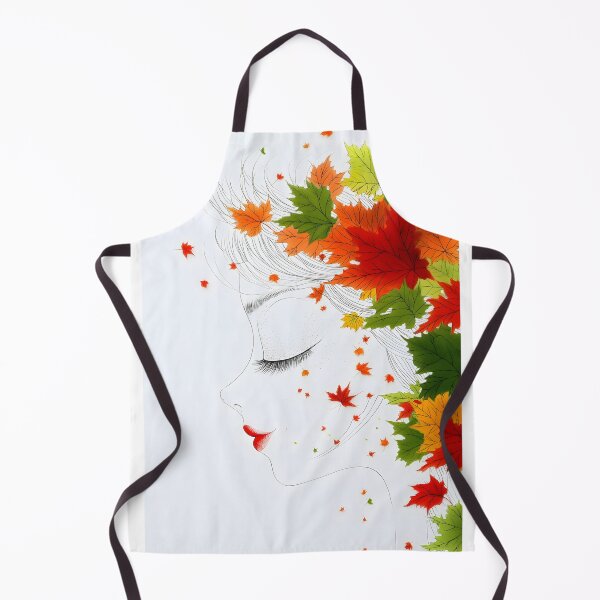 Item preview, Autumn Elegance: A Woman Amidst Fall Leaves designed and sold by Artessie.