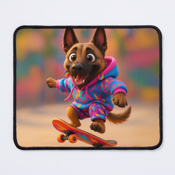 Item preview, Skater Belgian Malinois designed and sold by Sillytoe.