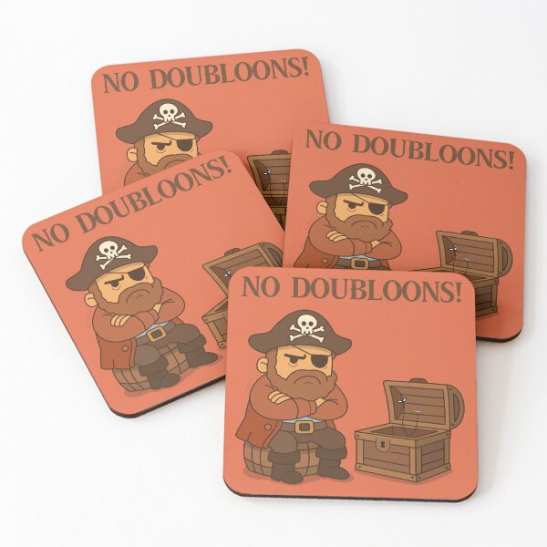 Item preview, No Doubloons designed and sold by Mustachio-Draws.