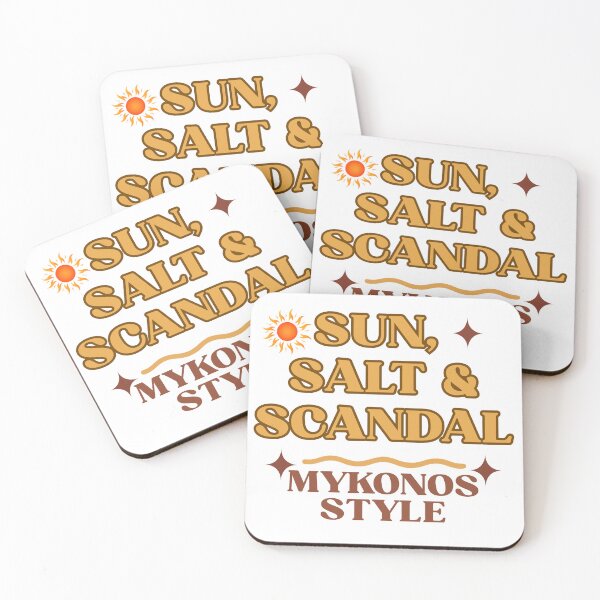 Item preview, Sun, Salt and Scandal in Mykonos designed and sold by mythographiaart.