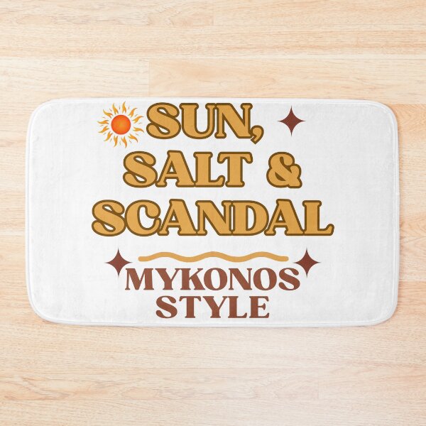 Item preview, Sun, Salt and Scandal in Mykonos designed and sold by mythographiaart.