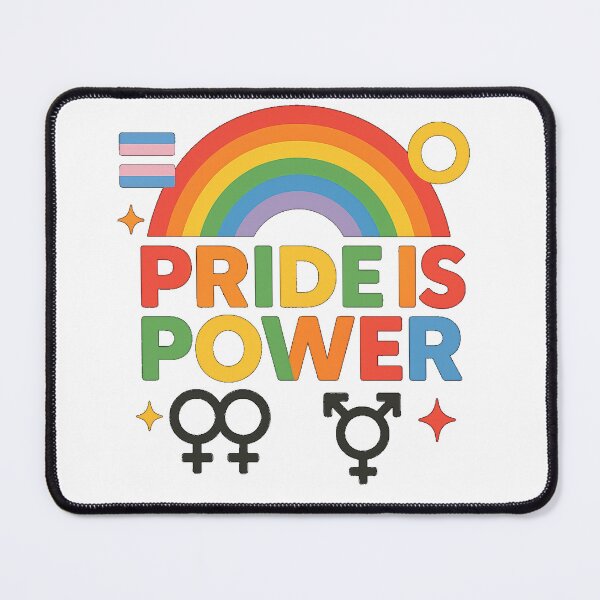 Item preview, Pride Is Power – Bold Rainbow LGBTQ+ Equality Design designed and sold by RedTapeThreads.