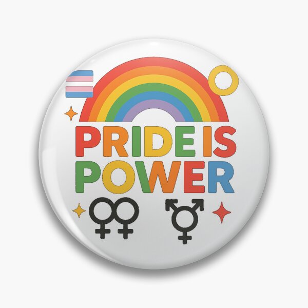Item preview, Pride Is Power – Bold Rainbow LGBTQ+ Equality Design designed and sold by RedTapeThreads.