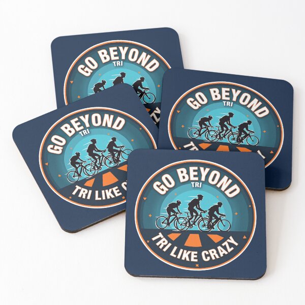 Item preview, Go Beyond the TRI – Limitless Triathlon Motivation Sticker designed and sold by Triathlongram.