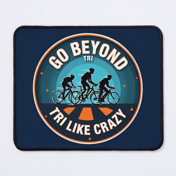 Item preview, Go Beyond the TRI – Limitless Triathlon Motivation Sticker designed and sold by Triathlongram.