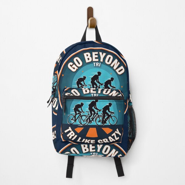 Item preview, Go Beyond the TRI – Limitless Triathlon Motivation Sticker designed and sold by Triathlongram.