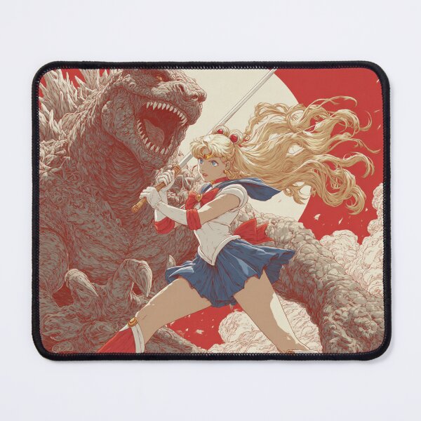 Item preview, Sailor Moon vs Godzilla – Epic Showdown designed and sold by pastel.moonwave.