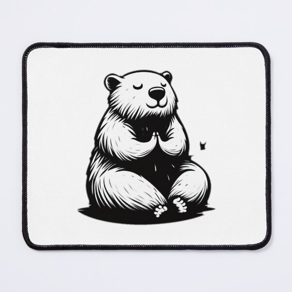 Item preview, animal, yoga, meditation, rodent, wombat designed and sold by strongSpiritEd.