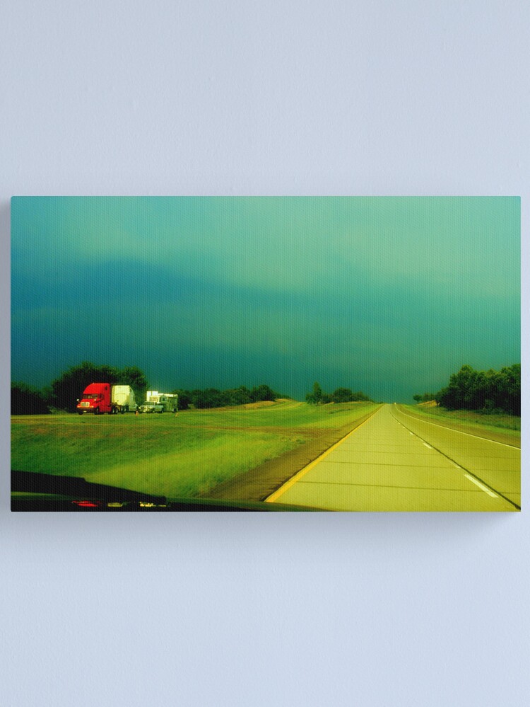 Thumbnail 2 of 3, Canvas Print, ROAD TRIP - Oklahoma designed and sold by jdempsey.