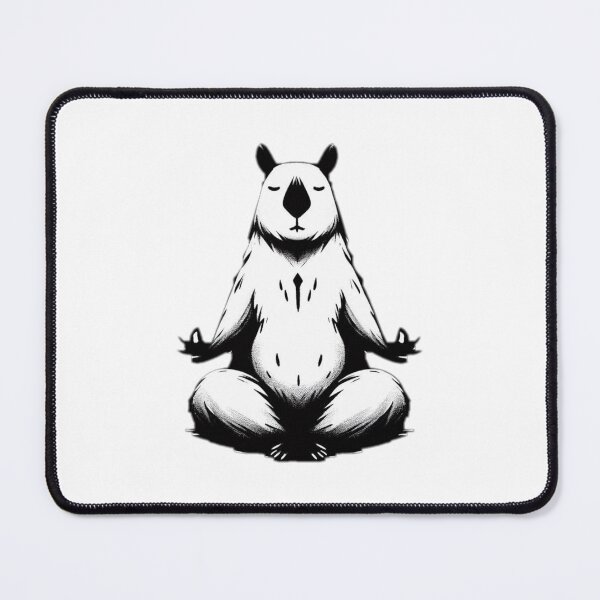 Item preview, animal, yoga, meditation, rodent, wombat designed and sold by strongSpiritEd.