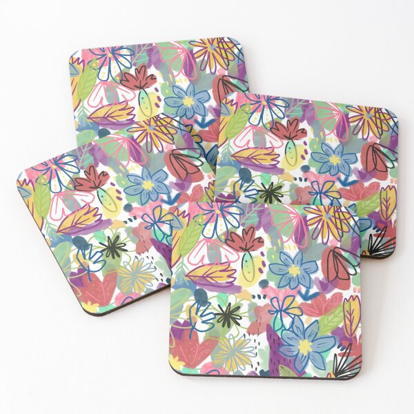 Item preview, happy flowers designed and sold by Tenuveoilustra.