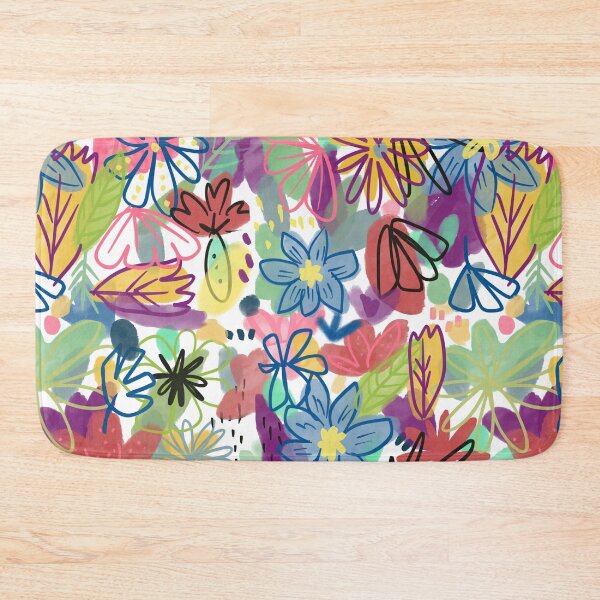 Item preview, happy flowers designed and sold by Tenuveoilustra.