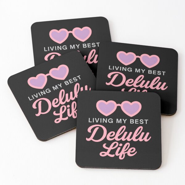 Item preview, Living My Best Delulu Life – Cute Heart Shades Tee designed and sold by ALITOPRINCE.