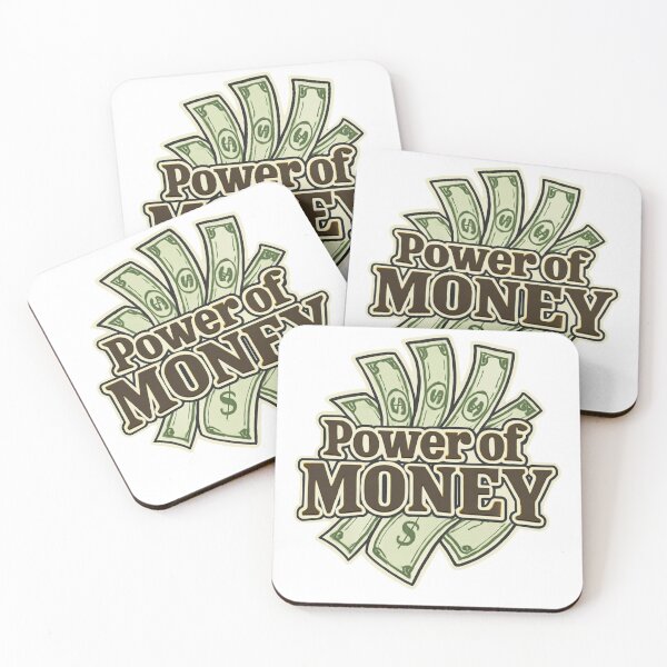 Item preview, Power of Money – Hustle Sticker for Entrepreneurs & Dreamers Premium Cool Trendy Best Gift  designed and sold by Imaginarium of Chaos falcon88 .