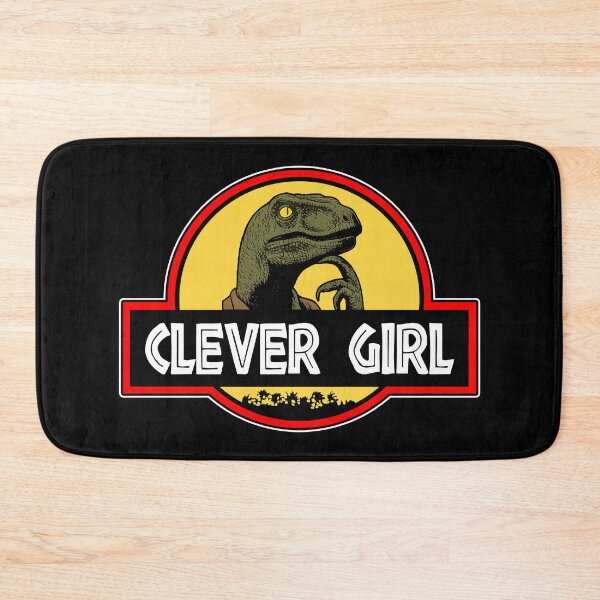 Artikelvorschau, cleveres Mädchen Raptor-Logo entworfen und verkauft von Blck-Acid-Devil.