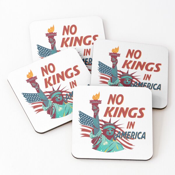 Item preview,  STATUE OF LIBERTY - NO KINGS IN  AMERICA -  FLAG  designed and sold by Gihan-Design.