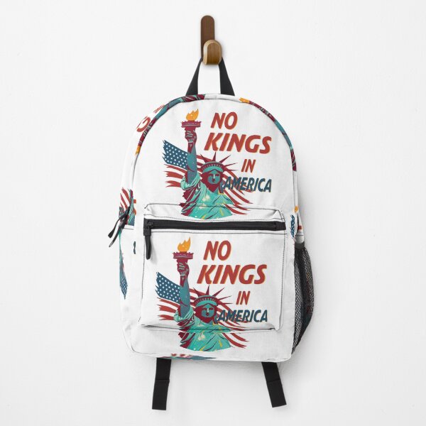 Item preview, STATUE OF LIBERTY - NO KINGS IN AMERICA - FLAG designed and sold by Gihan-Design.