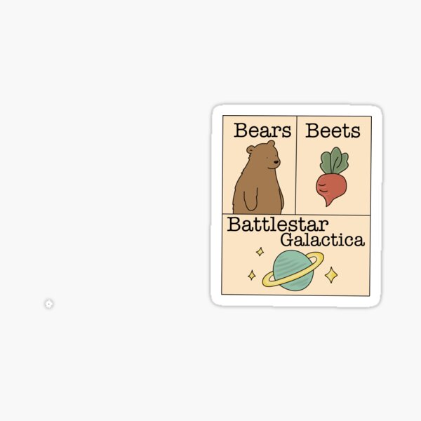 Item preview, Bears Beets Battlestar Galactica – The Office designed and sold by Bethisnotrealll.
