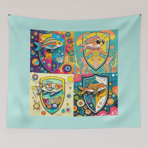 Item preview, Koi Quartet: Shields of Vibrance designed and sold by DariaCraft.