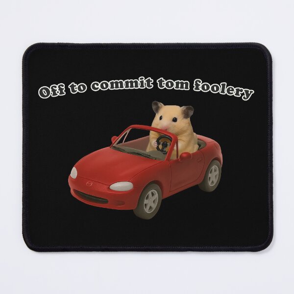 Item preview, Off to commit tom foolery funny hamster designed and sold by MemishDesign.