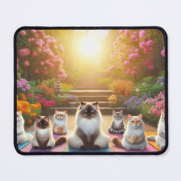 Item preview, Mindful Whiskers: Meditating Cats designed and sold by MoonMommaMagic.