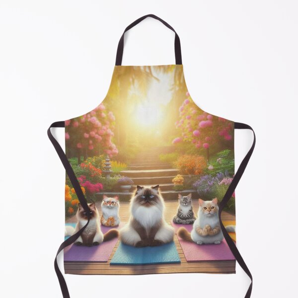 Item preview, Mindful Whiskers: Meditating Cats designed and sold by MoonMommaMagic.