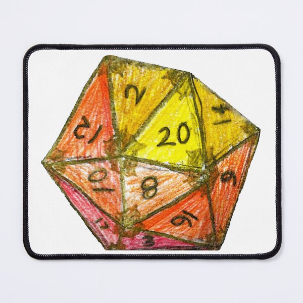 Item preview, Fire D20 Dice designed and sold by KatsCreatures.