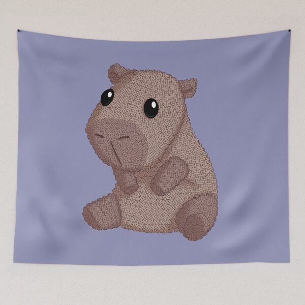 Item preview, Crochet Capybara designed and sold by 1Hope1Faith.