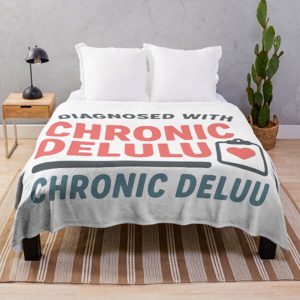 Item preview, Diagnosed With Chronic Delulu – Funny Medical Meme Tee designed and sold by ALITOPRINCE.