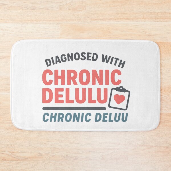 Item preview, Diagnosed With Chronic Delulu – Funny Medical Meme Tee designed and sold by ALITOPRINCE.