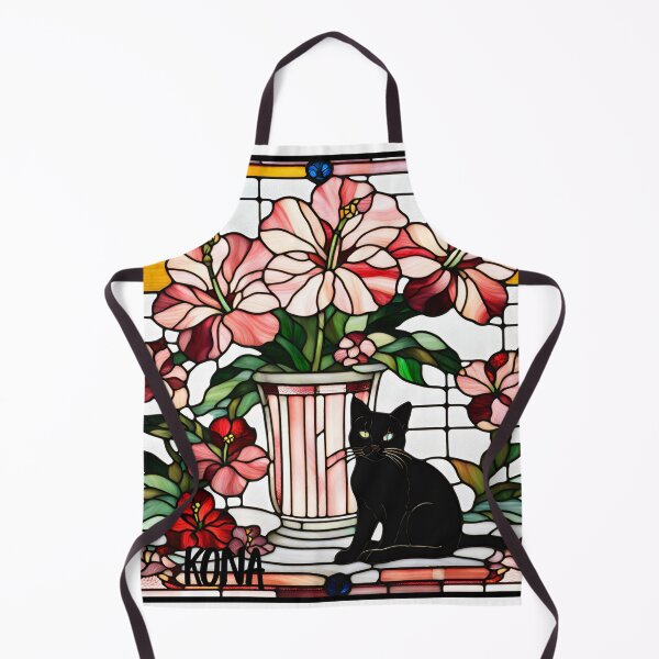 Item preview, Hibiscus Cat in Kona, Hawaii designed and sold by Kona Linda.