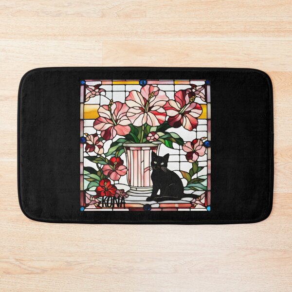 Item preview, Hibiscus Cat in Kona, Hawaii designed and sold by Kona Linda.