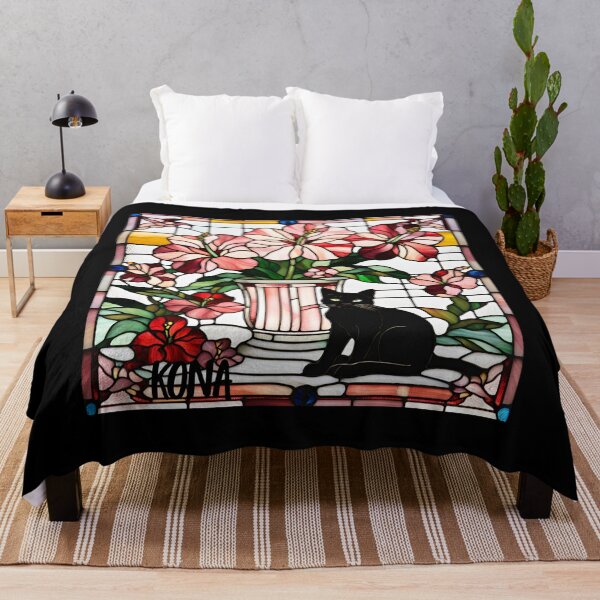 Item preview, Hibiscus Cat in Kona, Hawaii designed and sold by Kona Linda.