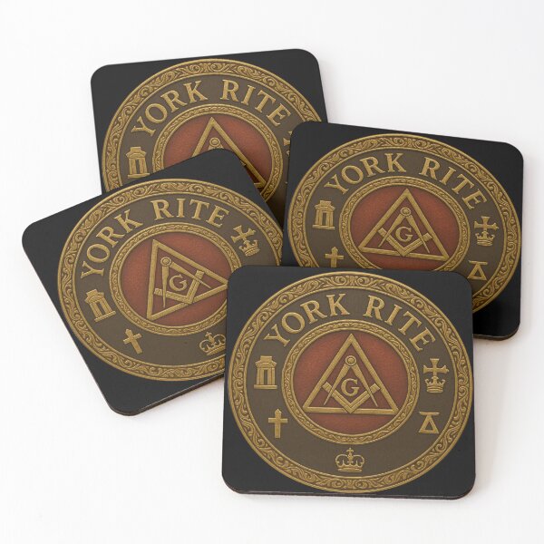 Item preview, York Rite Freemason Emblem – Detailed Masonic Symbol Design designed and sold by historyandmore.